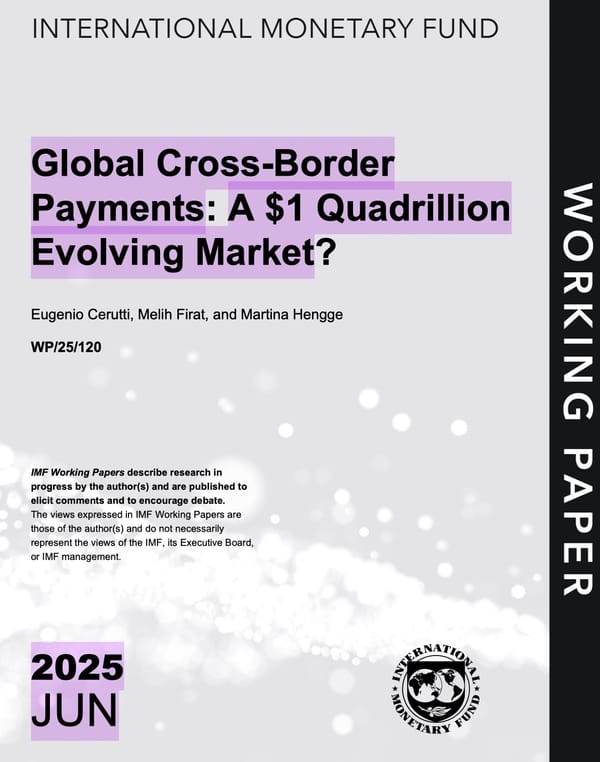 Global Cross-Border Payments: A $1 Quadrillion Evolving Market